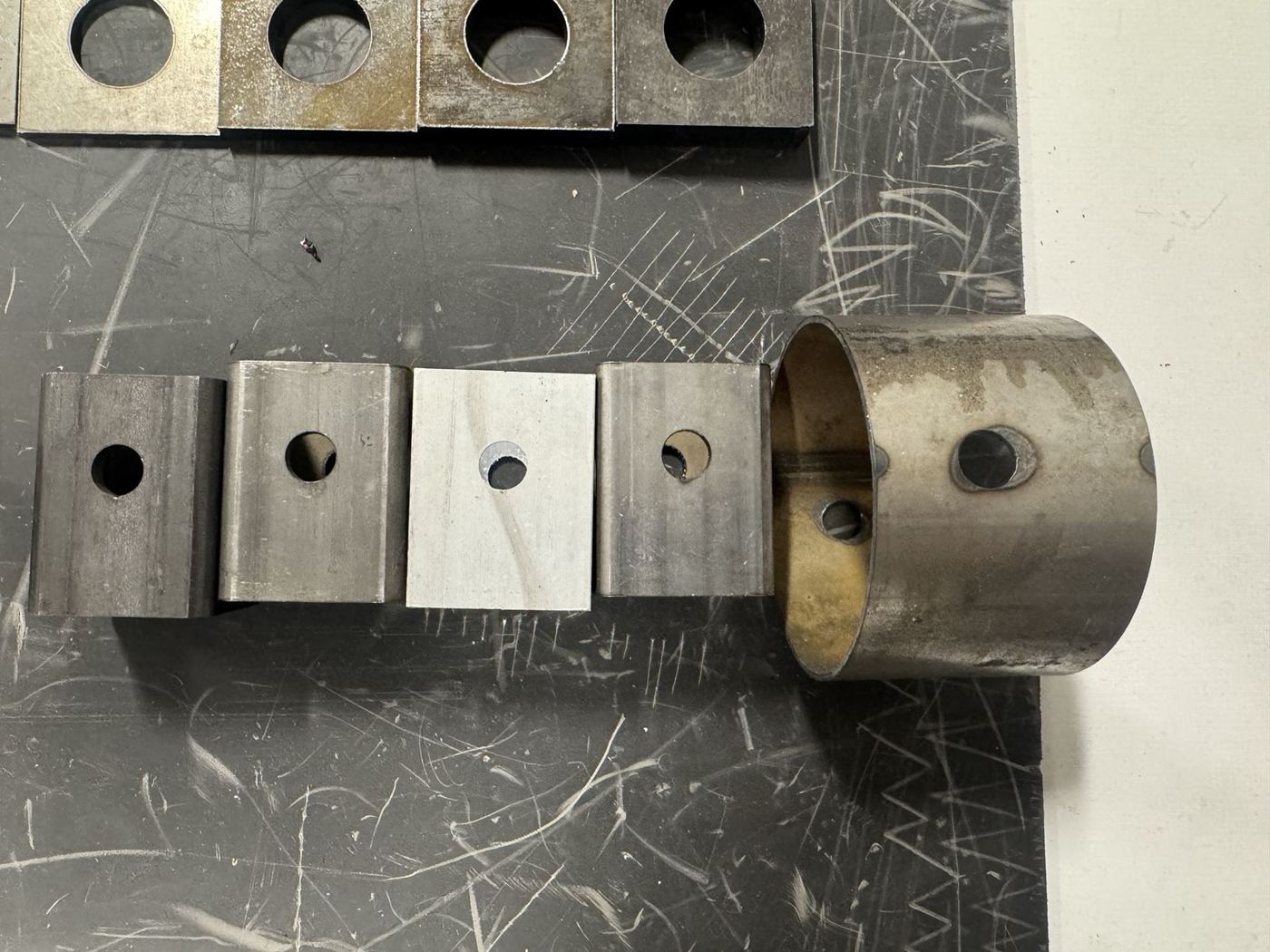 Formed and laser-cut tube and channel parts